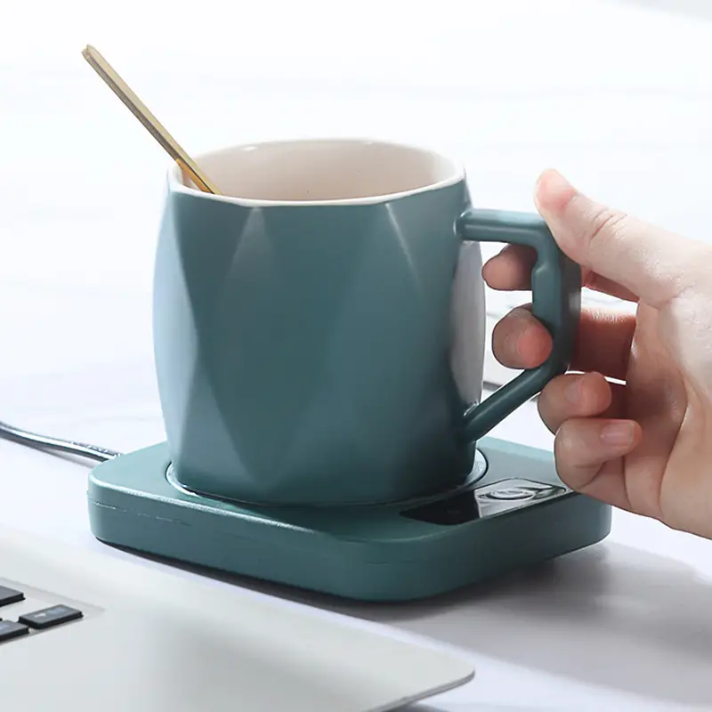 Constant Temperature Mug Heater, Electric Mug And Coffee Warmer Candle  Warmer Flat Table Tea Milk Warmer For Home Office - Temu Japan