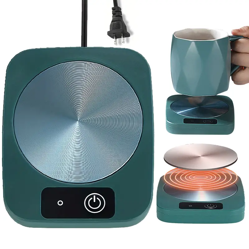 Smart Mug Warmer, Electric Mug & Coffee Warmer Candle Warmer Plate Desk Tea  Milk Warmer For Home And Office(green) - Temu