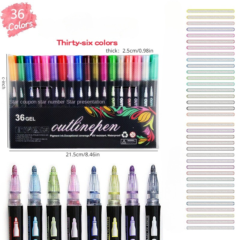 Buy Dual Brush Pens Online - Dual Brush Markers (12 & 24 Set