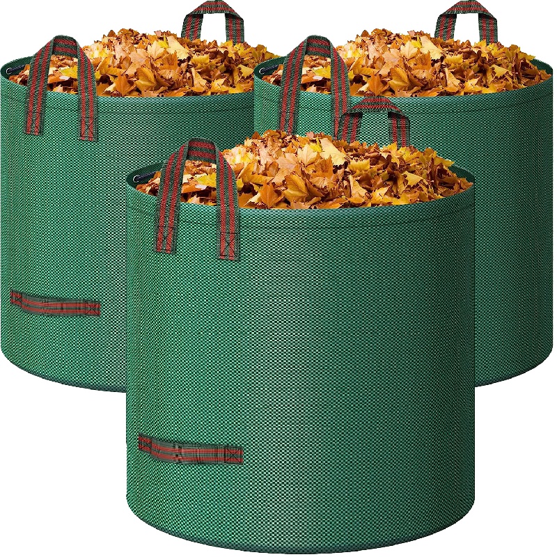 Leaf Bags Large Reusable Lawn Garden Bags For Collecting Leaves