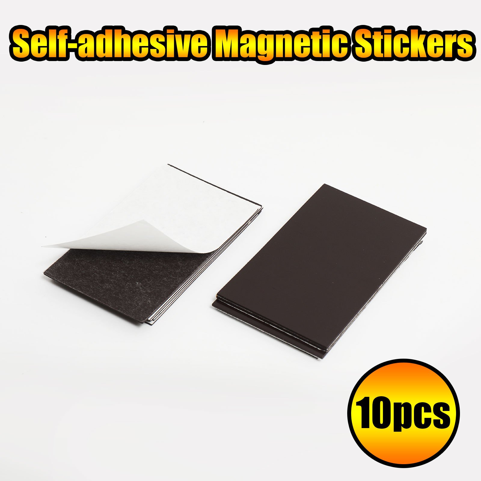 Magnetic Squares - 110 Self Adhesive Magnetic Squares (Each 4/5 inch x 4/5 inch) - Flexible Sticky Magnets - Peel & Stick Magnetic Sheets - Tape Is