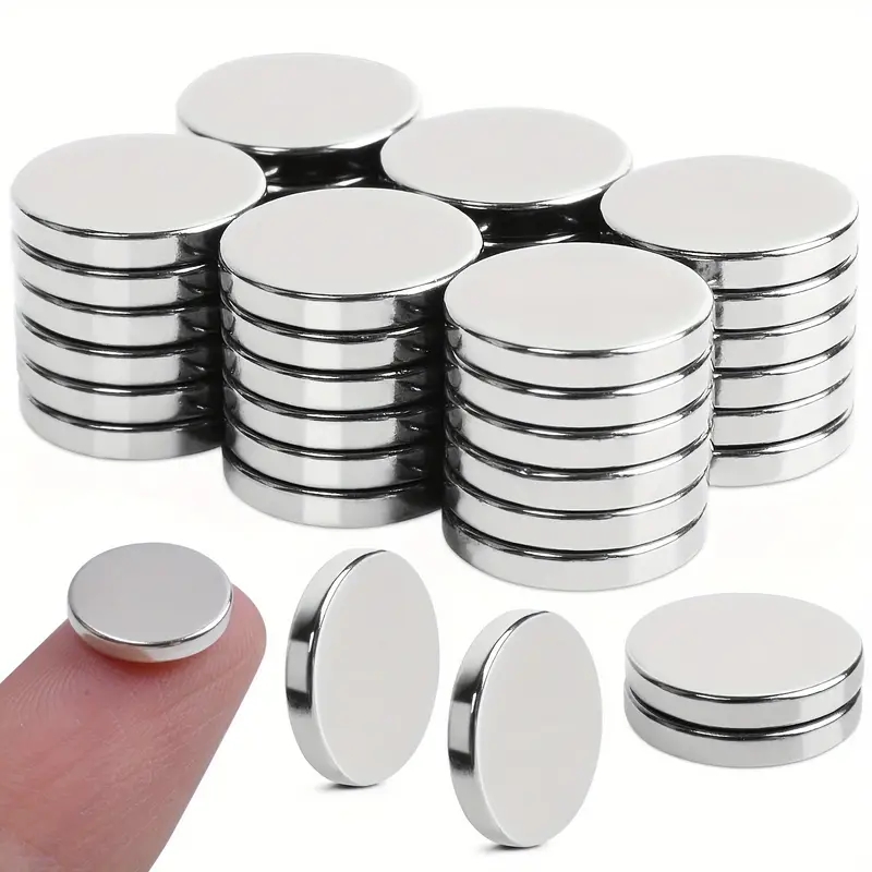 40 Pcs Super Strong Neodymium Disc Magnets, 18mm x 3mm Small Magnets for  Dry Erase Board Whiteboard Office Fridge Crafts, Mini Round Rare Earth  Magnets for DIY Building Scientific Models 