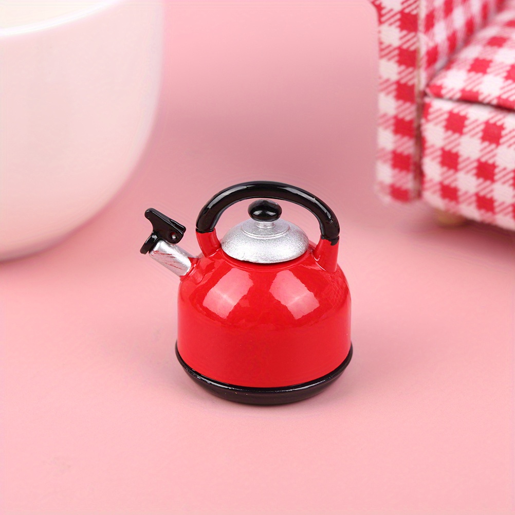 Mini Teapot ornament  1:6 scale kettle dollhouse furniture