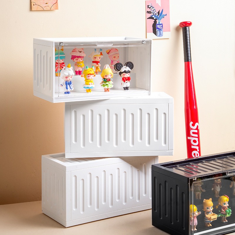1pc Cute Large Creative Storage Box, Multi-layer Storage Container, Toys  Dolls Cards Storage Organizer Case, Snap-on Storage Case, Gift