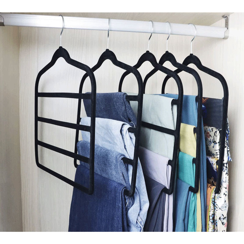 Flocking Anti clip Clothes Hangers Hoodies/pants - Temu