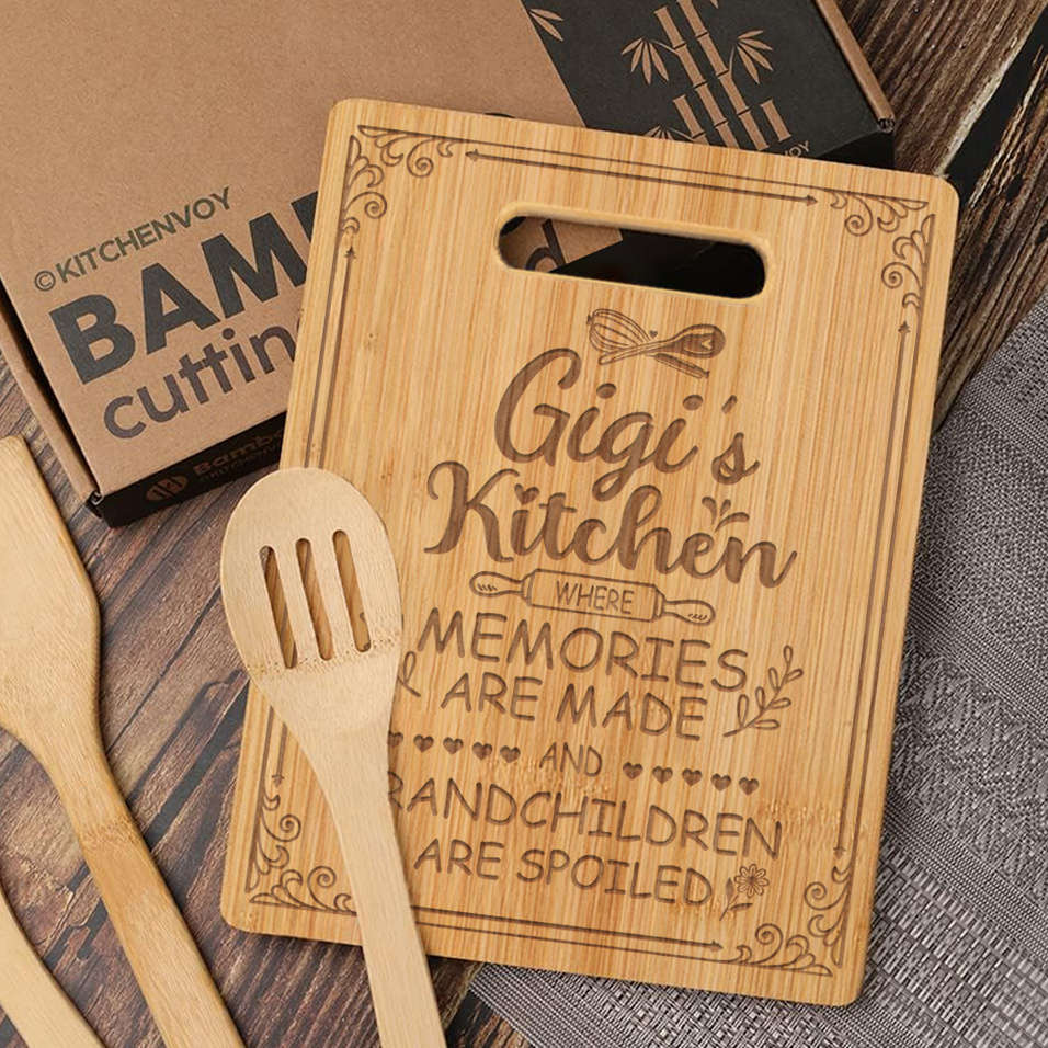 Personalized Gigi's Kitchen Engraved Cutting Board