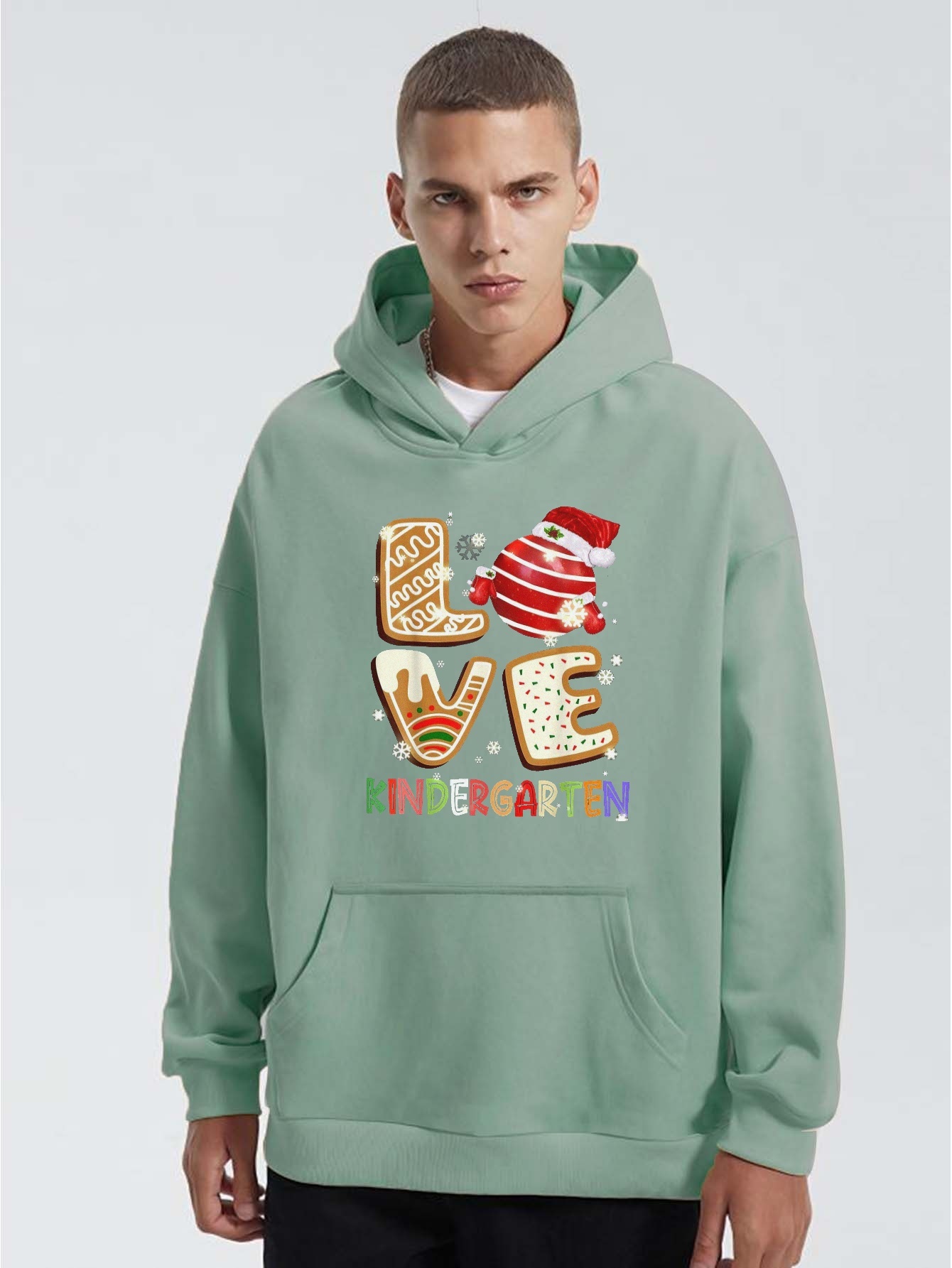 Hoodies Hombres Sudadera Capucha Impresión Gráfica 'amor - Temu