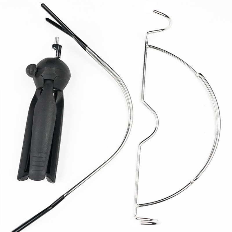 Foldable Metal Fishing Reel Rod Tripod Holder Fishing Gear - Temu