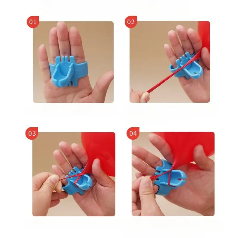 Easy Balloon Knotting Tool Wedding And Birthday Party - Temu