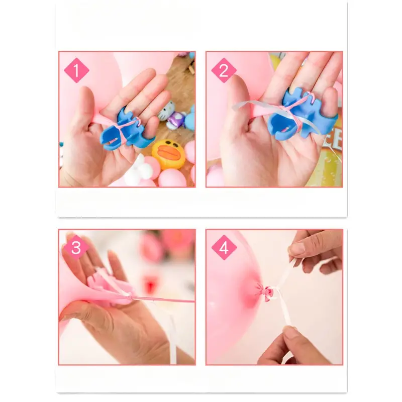 Easy Balloon Knotting Tool Wedding And Birthday Party - Temu