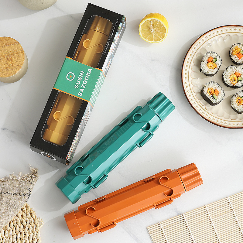 10Pcs Practical DIY Sushi Making Kit Rice Roller Mold Set for Beginners  Kitchen Tools
