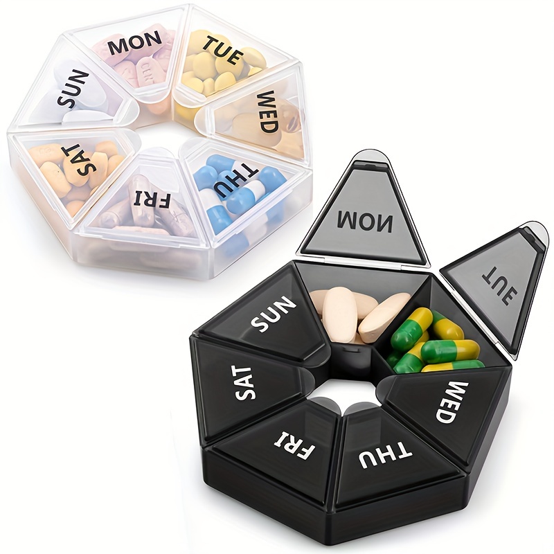 Thickened Pill Box - Portable, Multi-color, Stylish Storage