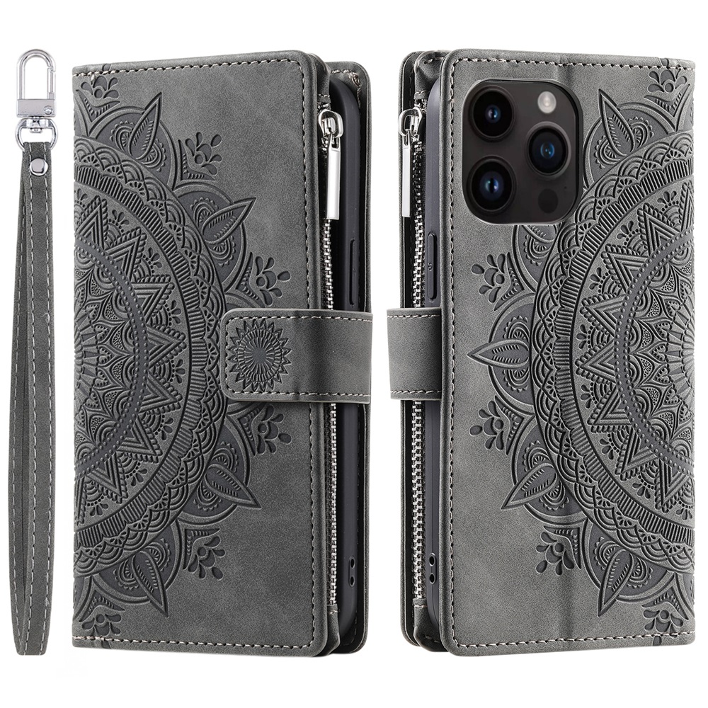 long lanyard flip artificial leather phone case for iphone 13 12 14 11 pro max plus x xs xr 8 7 plus se 2022 2020 zipper wallet card bags cover details 11