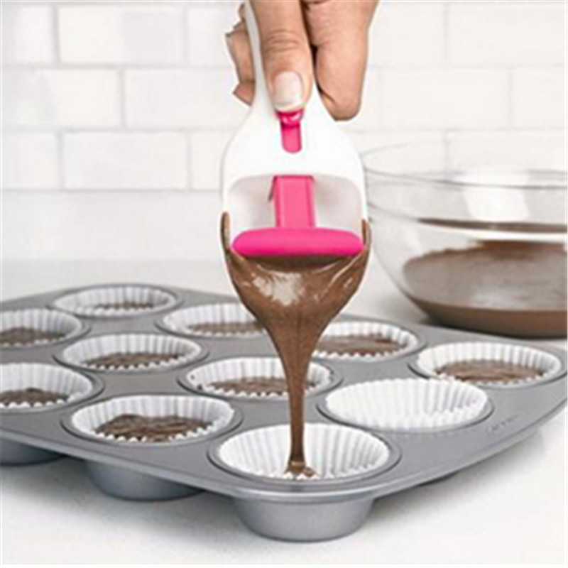 1pc, Cupcake Scoop, Cake Flour Paste Distribution Scoop, Labor-saving  Cupcake Scoop, Cupcake Batter Scoop For Baking, Cupcake Batter Scoop,  Batter M