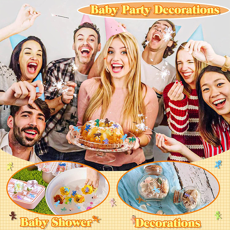 10/20/30pcs, Mini Plastic Babies, Tiny Plastic Baby Figurines Small King  Cake Babies Bulk For Ice Cube My Water Broke Baby Shower Games, Party Gifts