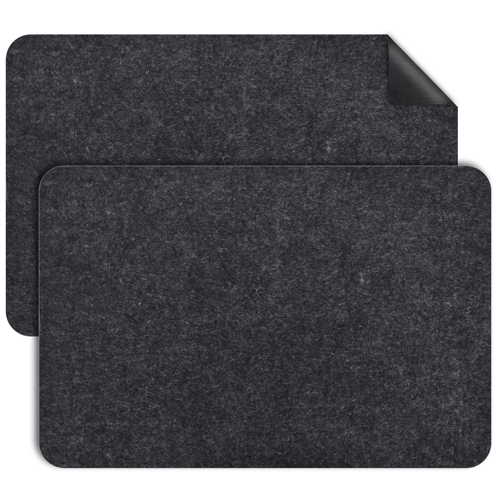 AEIOU Silicone Placemat in Oat Speckle Size 18.90 x 11.81 x 0.1
