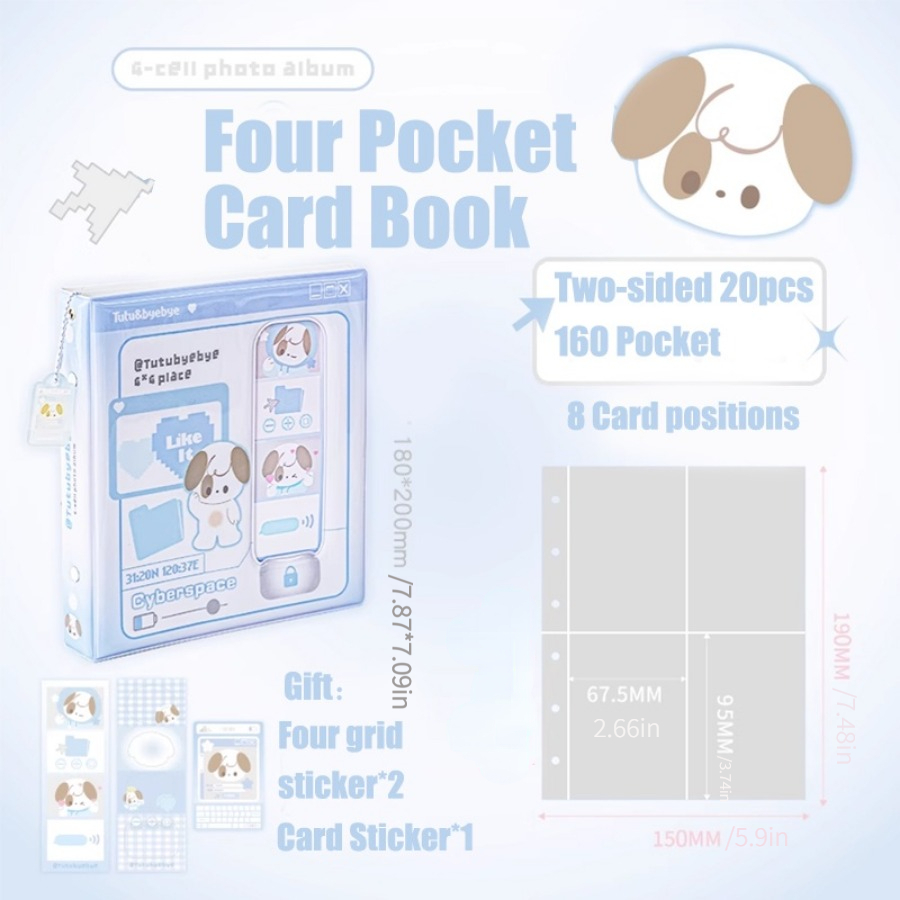 Small Polaroid Photo Album 160 Pockets Picture Book for Kids, Baby