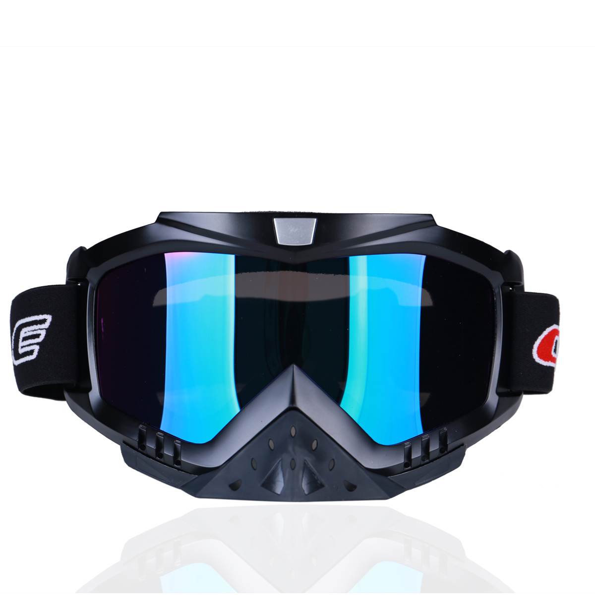 Gafas de motocicleta con máscara extraíble – Gafas de motocross ATV Anti-UV  ajustables MX Riding Offroad Ciclismo Moto Gafas protectoras Racing Combat