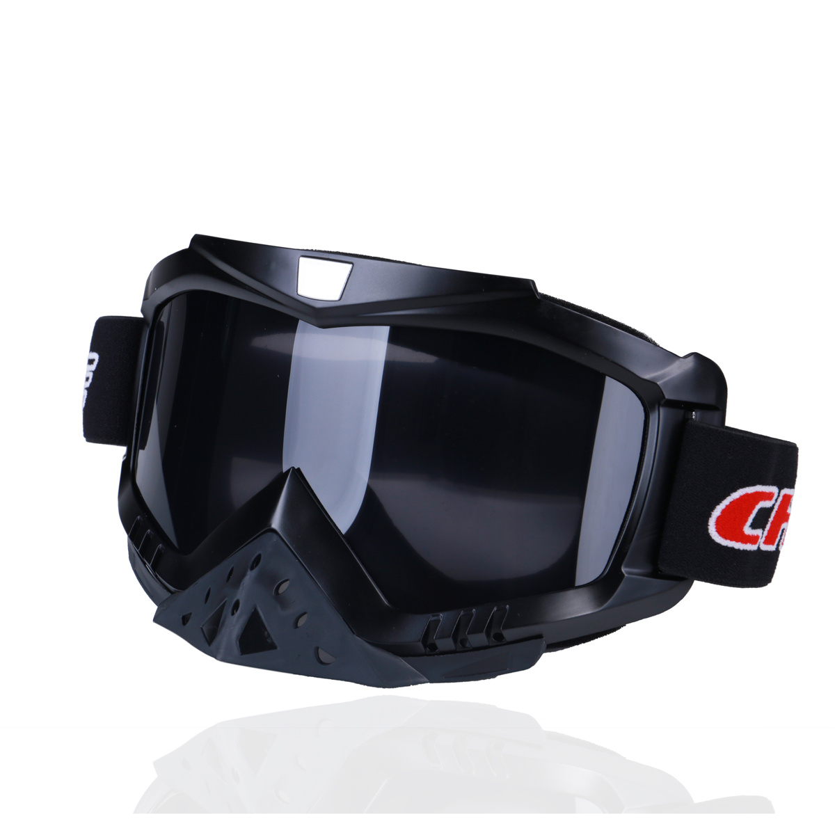 Gafas de motocicleta todoterreno para motocross, ATV, antipolvo,  inastillables, protección UV, UTV MX, para deportes al aire libre, montura  negra +
