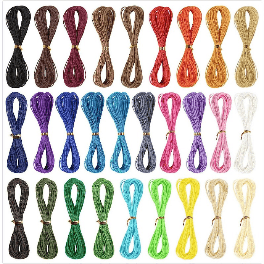 Braided Rope Wax String For Bracelet Making, Waxed Thread Bracelet Cord,  Waxed Polyester Cord Bracelet Rope For Jewelry Making, Friendship  Bracelets, Necklace Making And Macrame A Holiday Gift - Temu New Zealand