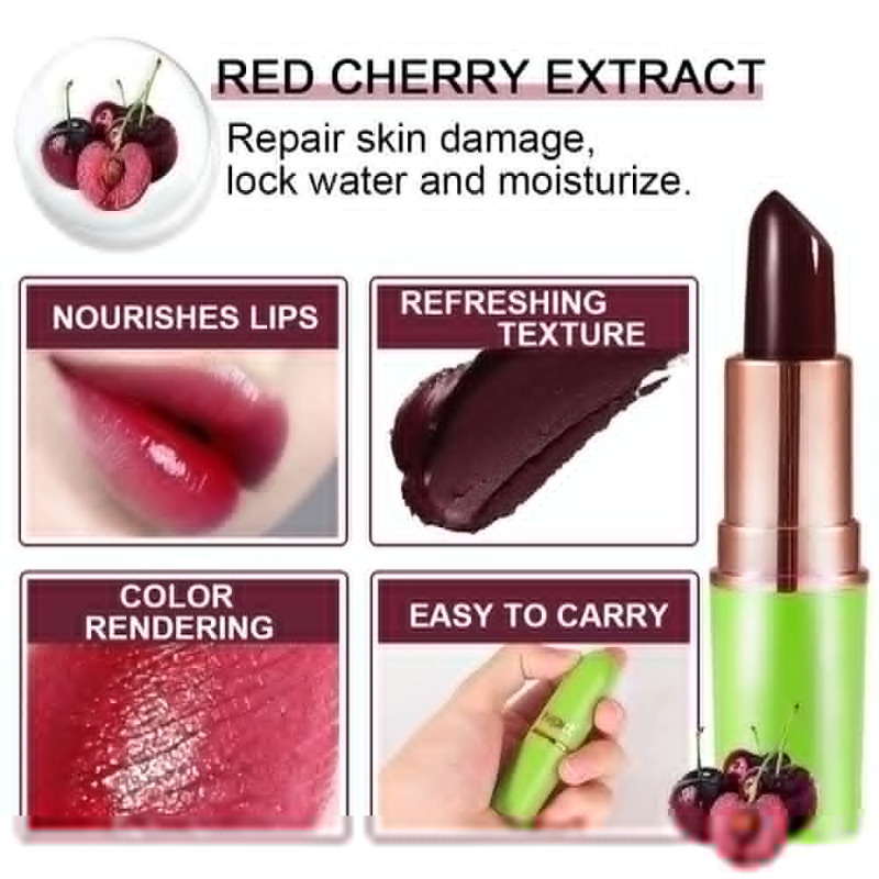 Fresa Negra Roja Cereza Lip Color Cambiante Tinte Hidratante Bálsamo Labial  Mágico Ph Color Cambiante Jelly Lipstick - Belleza Salud - Temu