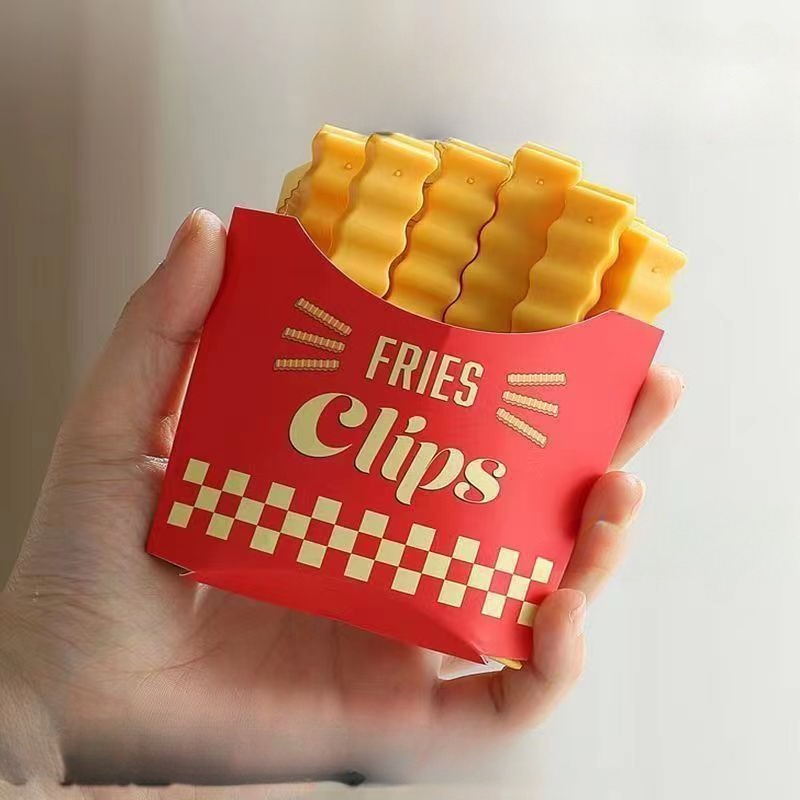 50pcs French Fries Snacks Storage Bags Kraft Paper Bag French