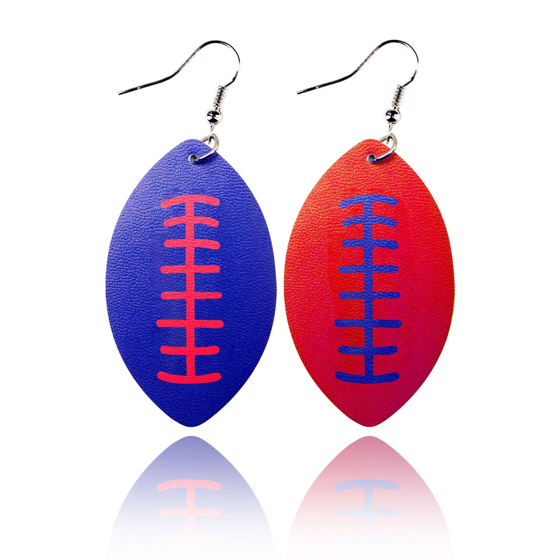 Bills Team Logo Dangle Earrings