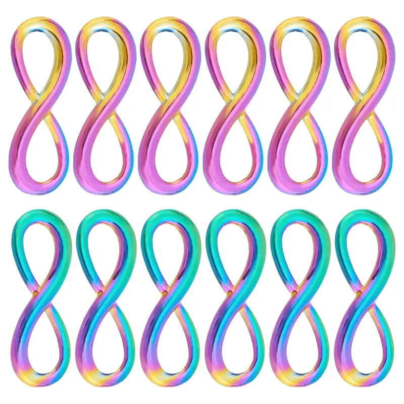 Infinity Link Connector, Infinity Symbol Connectors, Link Pendants Alloy  Connector Charms For Bracelets Necklace Jewelry Making, Rainbow Color -  Temu Philippines