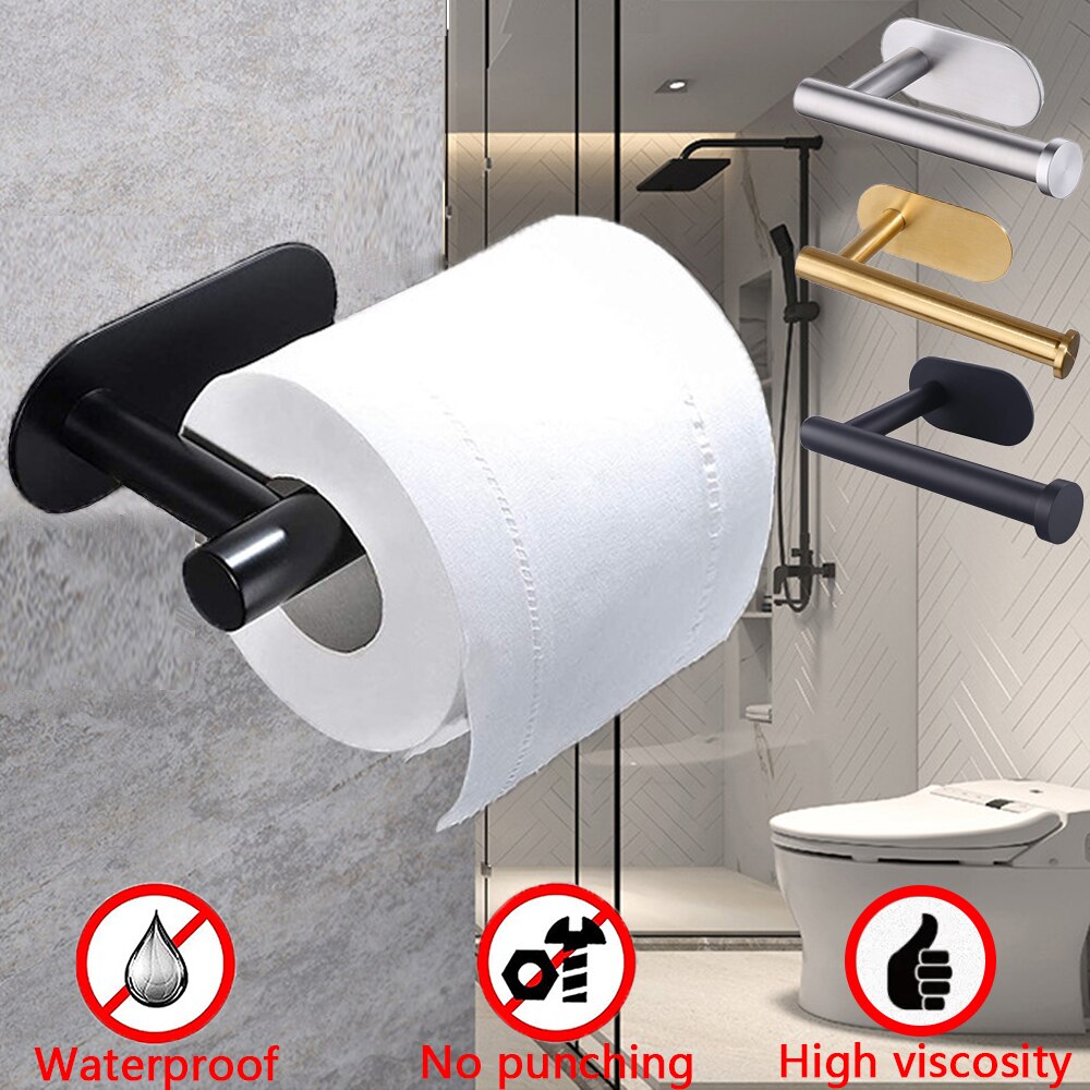 Toilet Paper Rack Kitchen Bathroom Paper Towel Holder Home Toilet