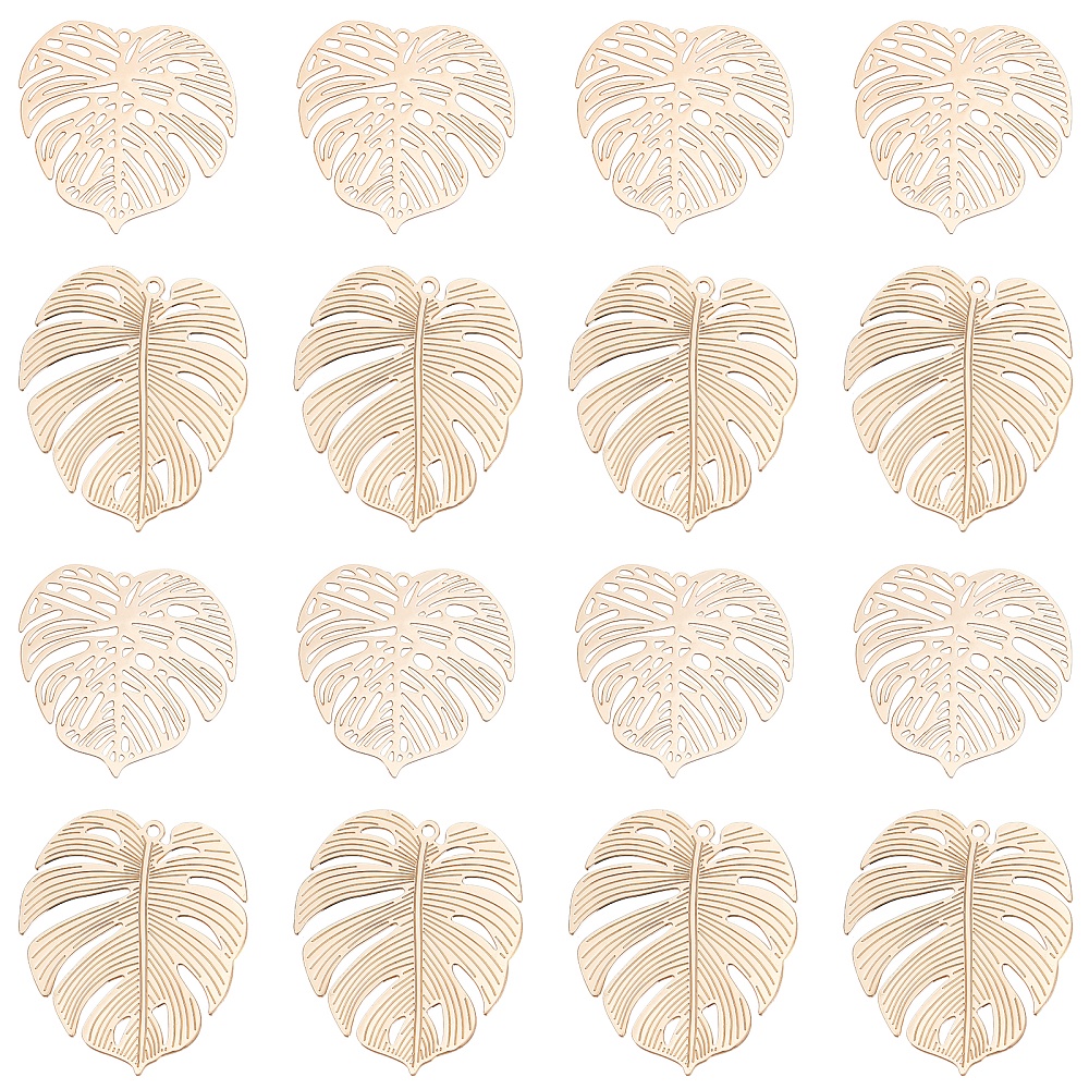 Monstera Leaf Charm - Temu