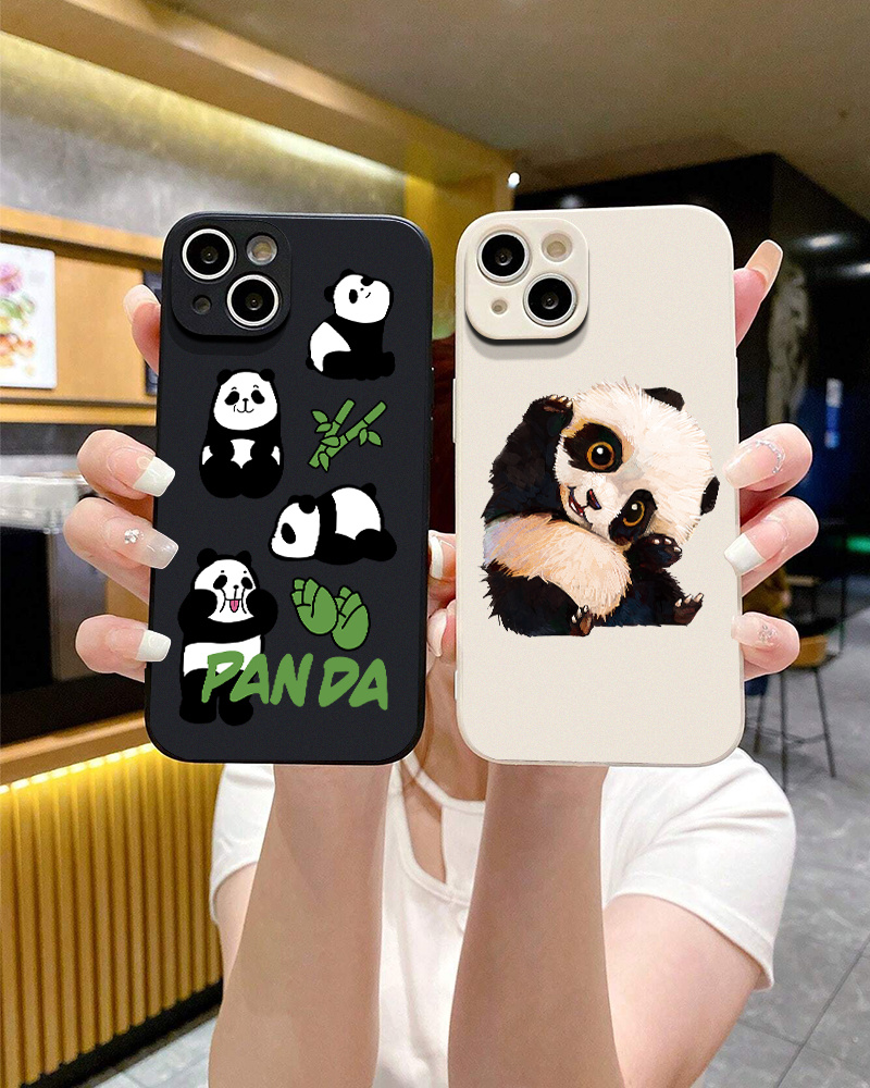 Silicone Phone Case Anime Panda Phone Case Iphone 14 13 12 Temu