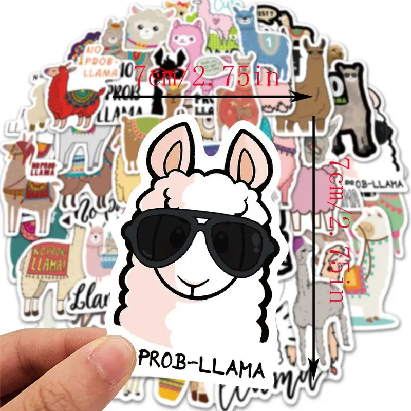 Llama Stickers Cute Animal Alpaca Stickers Cute Stickers For - Temu