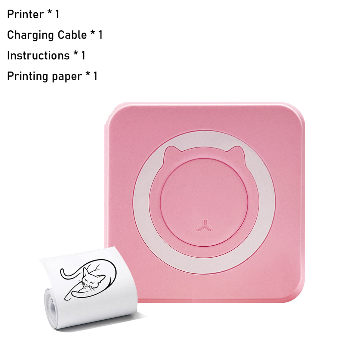 BEISITE Inkless Pocket Printer, Mini Photo Printer for Portable