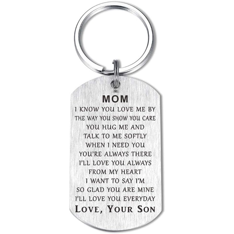 Mother And Son Keychain Gift, Mothers Day Christmas Gift Birthday Gift For  Mom From Son - Temu