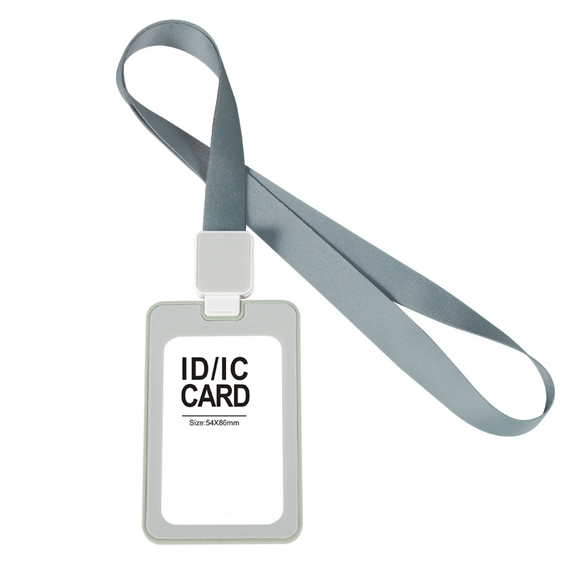 1PCS ID Card Holder Face Reel Lanyard Name Credit Card Holders Bank Card  Neck Strap Card ID Holders Identity Badge