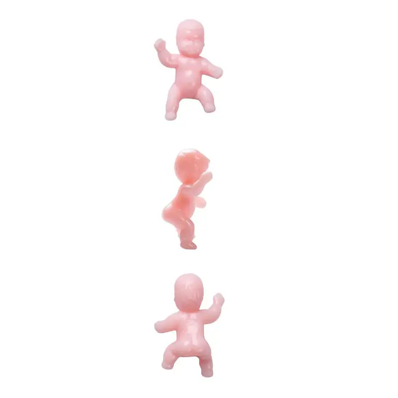 Mini Plastic Toys Black Baby Shower Mini Babies Ice Cubes - Temu