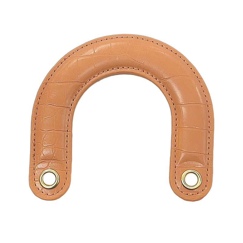 Bag Handle Strap Short PU Leather Shoulder Strap Replacement Belt Solid  Color