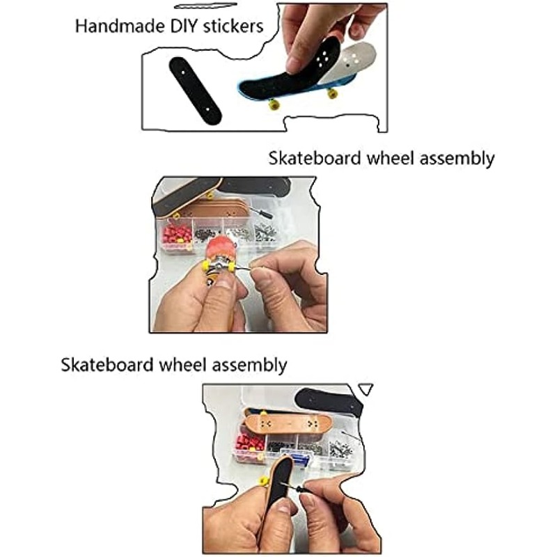 skate para dedo - DIY Dedo com ferramentas profissionais dedos