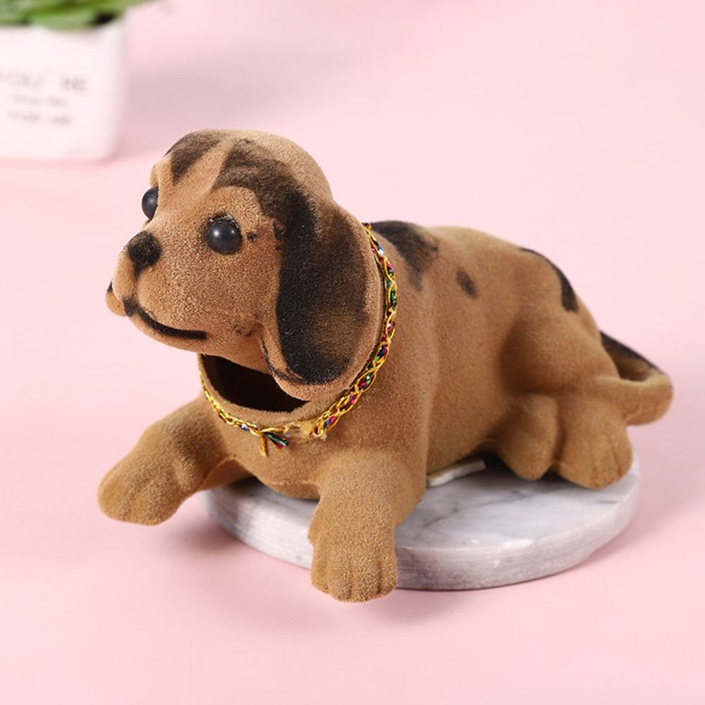 Head Dashboard Dog Car Decorations Shaking Animal Toys Bobblehead Resin  Decoration Doll Puppy Figures Interior Figurines 