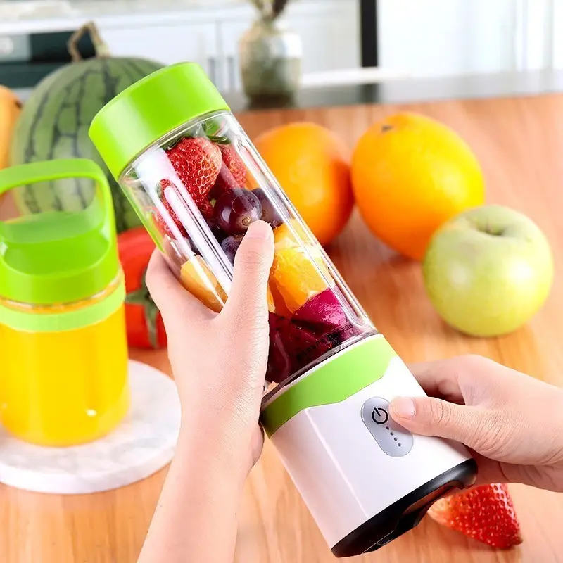 Portable Blender For Smoothies And Shakes, Personal Blenderportable Mixer  Cup Fruit Juicer Mini Blender With Handle Lid For Travel Sports Kitchen -  Temu United Arab Emirates