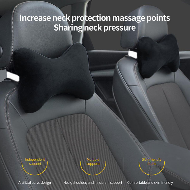 Universelle hochwertige Autositz-Kopfstütze Memory-Schaum-Auto-Nacken-Kissen-Entlastung  Lenden-Nacken-Druck Auto-Knochen-Kissen Auto-Innenraum