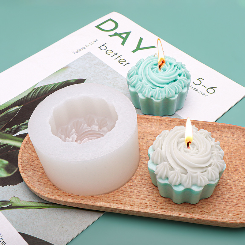 Three dimensional Small Cake Aromatherapy Candle Mold - Temu