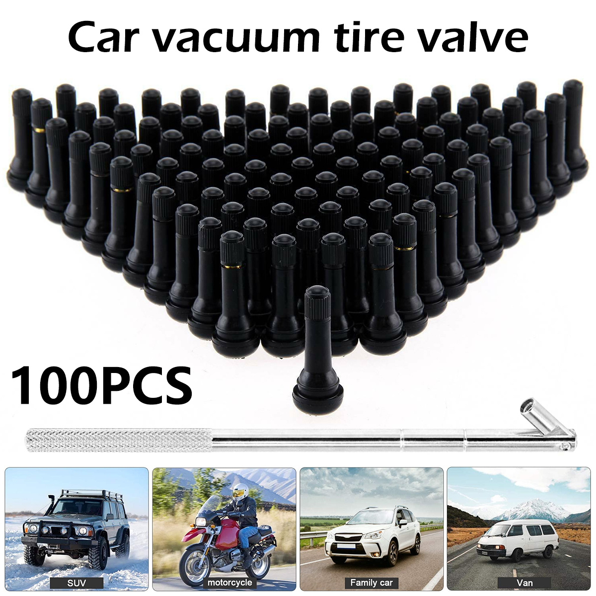 Tyre Tire Valves Snap In Tire Tyre Valve Stem Car Motorcycle