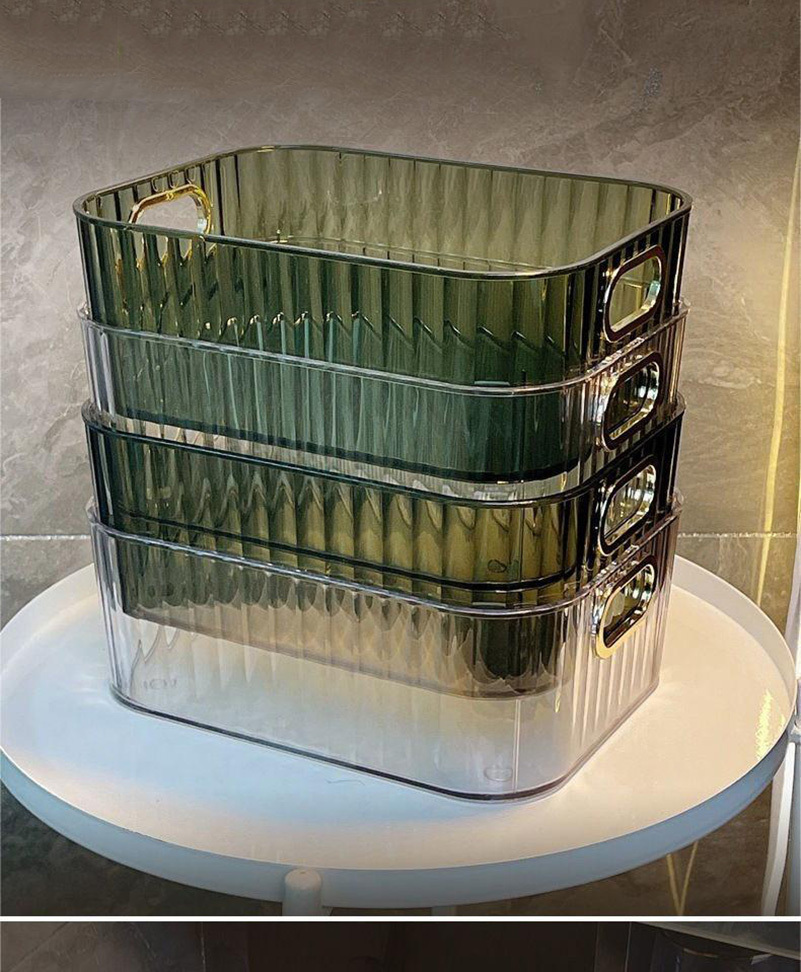 desktop storage box jewelry cosmetic storage basket living room bedroom bathroom   organization plastic box christmas thanksgiving day new year valentines day gift details 5