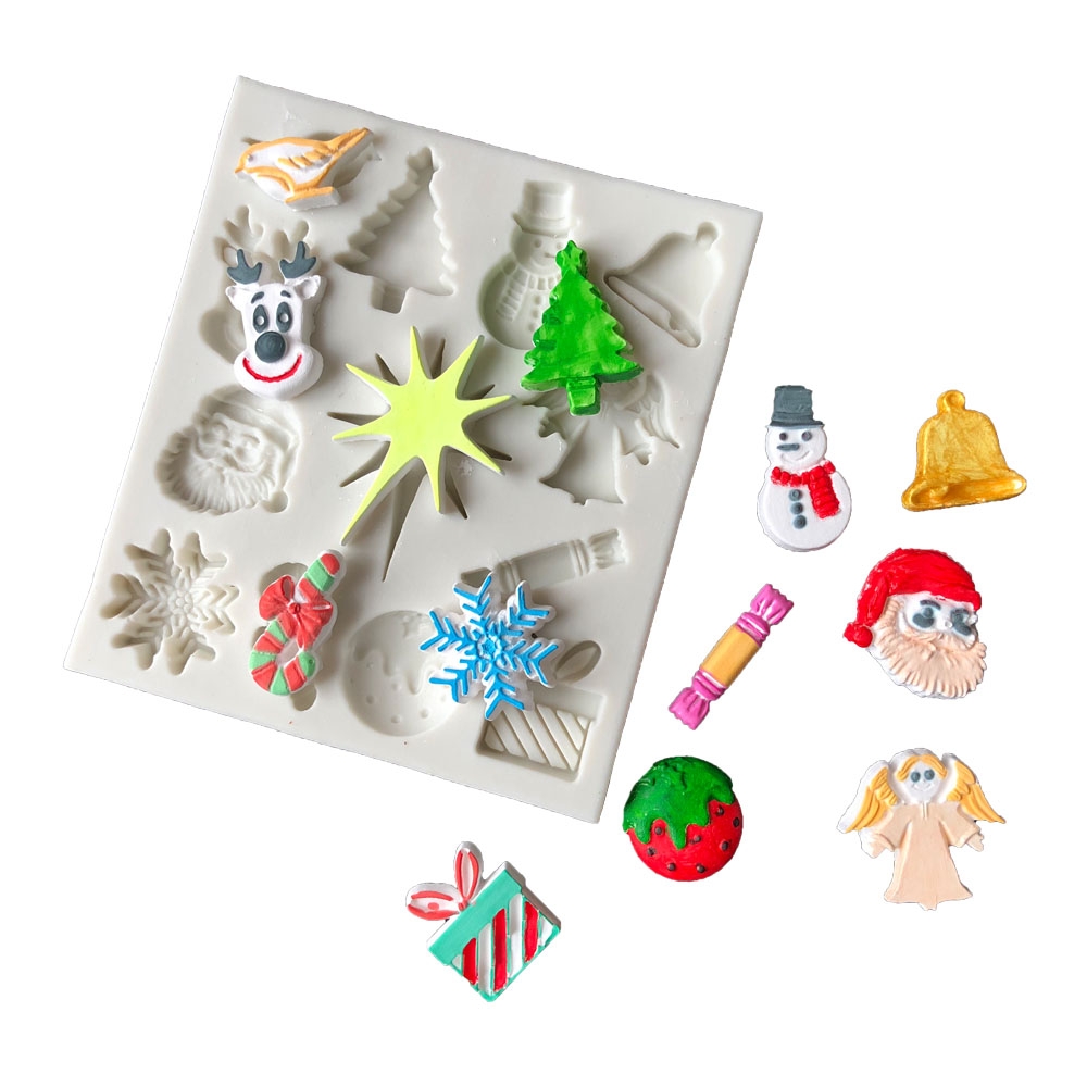 Christmas Snowflake Shape Silicone Cake Mold Baking - Temu