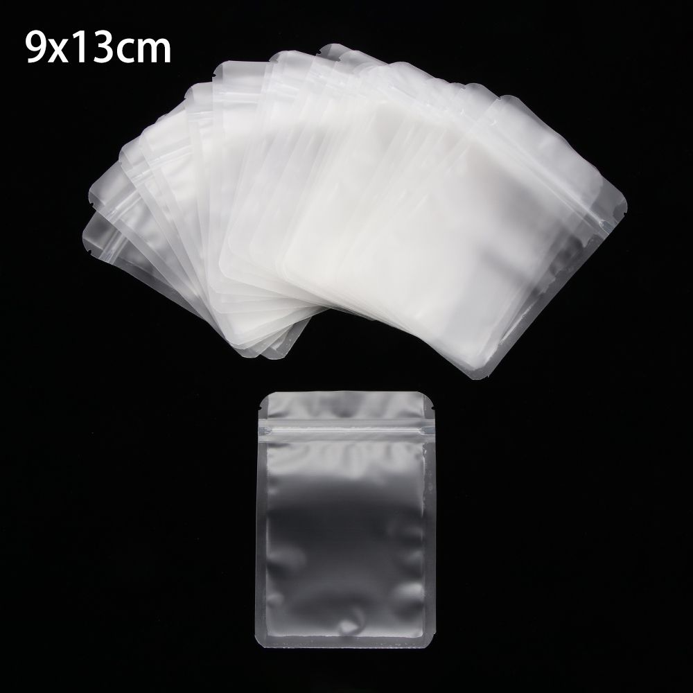 20pcs Sac En Plastique Transparent Mat À Fermeture Éclair, Sachet  Alimentaire En Feuille D'aluminium, Petits Sachets Refermables À Fermeture  Éclair Étanches À L'eau, Fournitures De Cuisine À Domicile - Maison Et  Cuisine 