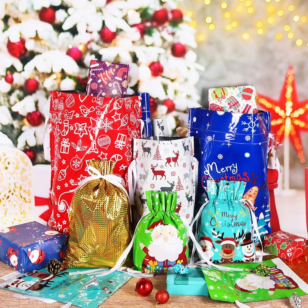 Foil xmas online bags