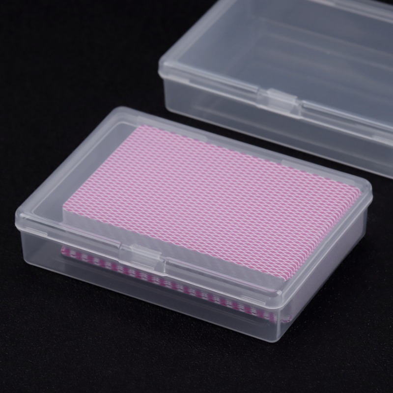 Transparent Plastic Storage Box Playing Card Container Poker - Temu