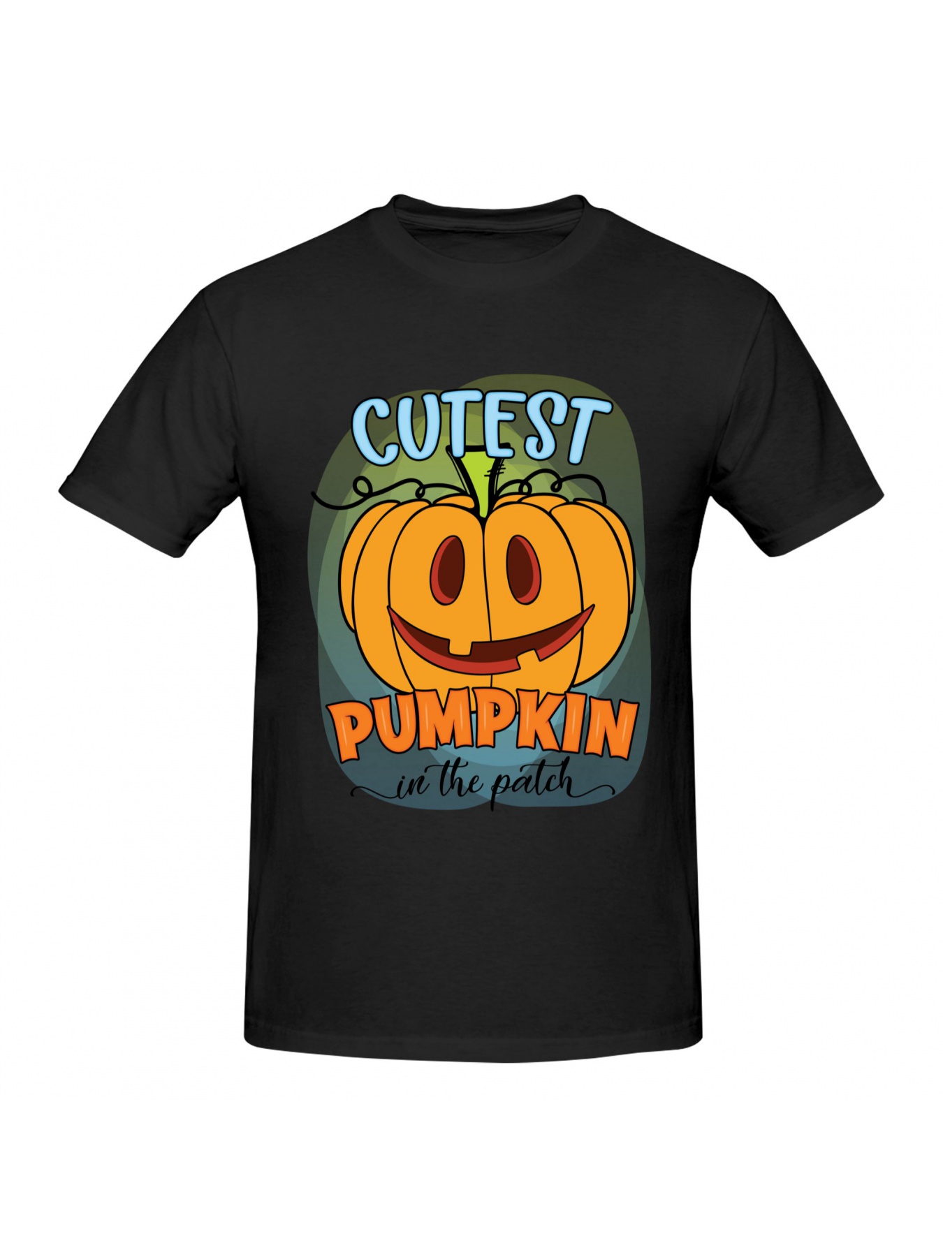 Happy Halloween Print Men's Graphic Design Crew Neck Active T