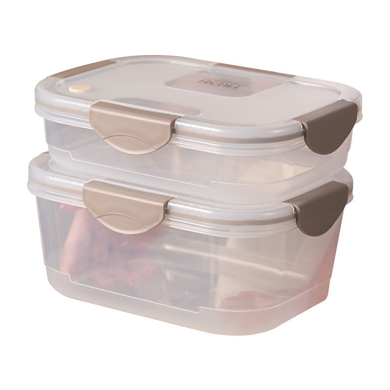 Microwave Safe PP Plastic Bowls 1400ml Container With Lids